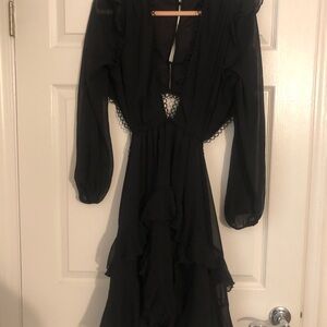 ASOS Black Long Sleeve Dress